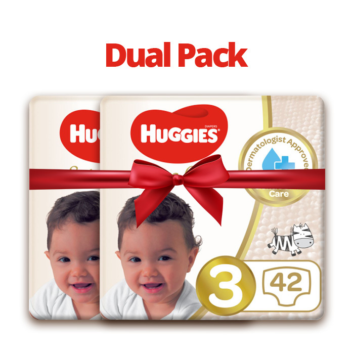 Buy Huggies Extra Care Diapers Size 3 Twin Pack 42'sX2 Life Pharmacy